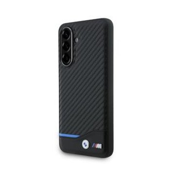 BMW M PU Carbon Blue Line Case for Samsung Galaxy A56 Black BMW M PU Carbon Blue Line Case for Samsung Galaxy A56 Black