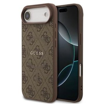 Guess PU Leather 4G Colored Ring MagSafe Case for iPhone Air Brown Guess PU Leather 4G Colored Ring MagSafe Case for iPhone Air Brown