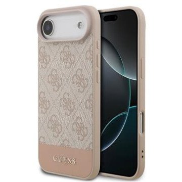 Guess PU 4G Stripe Case for iPhone Air Pink