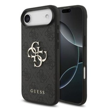 Guess PU 4G Metal Logo Case for iPhone Air Grey