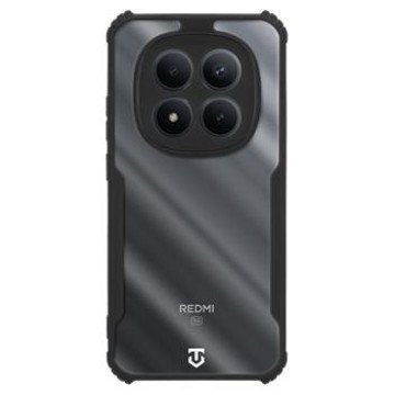 Tactical Quantum Stealth Cover for Xiaomi Redmi Note 15 Pro+ 5G/Poco M8 Pro Clear/Black