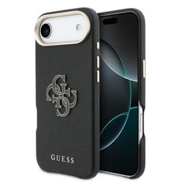 Guess PU Grained 4G Resin Metal Logo Case for iPhone Air Black Guess PU Grained 4G Resin Metal Logo Case for iPhone Air Black