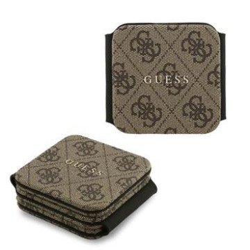 Guess PU 4G MagSafe Wireless Charger 3v1 Brown