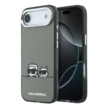 Karl Lagerfeld IML K&CH Heads Logo MagSafe Case for iPhone iPhone Air Black