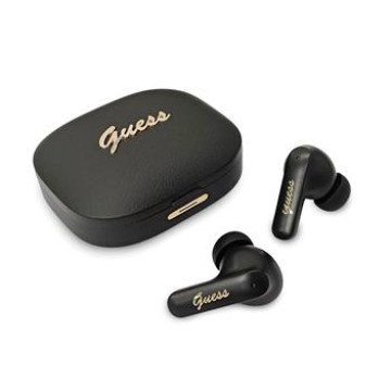 Guess PU Metal Logo TWS Wireless Earphones Black Guess PU Metal Logo TWS Wireless Earphones Black
