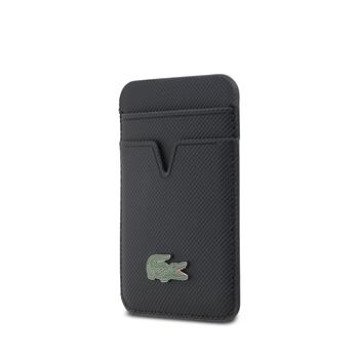 Lacoste PU Iconic Petit Pique MagSafe Wallet Navy