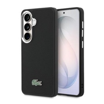 Lacoste Petit Pique Metal Logo Magnetic Case for Samsung Galaxy S26+ Black
