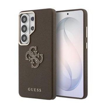 Guess PU Grained 4G Resin Metal Logo Case for Samsung Galaxy S26 Ultra Brown Guess PU Grained 4G Resin Metal Logo Case for Samsung Galaxy S26 Ultra Brown