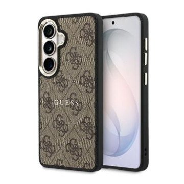 Guess PU Leather 4G Gold Frame Magnetic Case for Samsung Galaxy S26 Brown Guess PU Leather 4G Gold Frame Magnetic Case for Samsung Galaxy S26 Brown