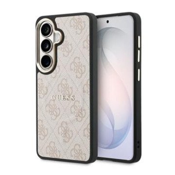 Guess PU Leather 4G Gold Frame Magnetic Case for Samsung Galaxy S26 Pink Guess PU Leather 4G Gold Frame Magnetic Case for Samsung Galaxy S26 Pink