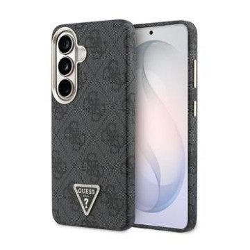 Guess PU Leather 4G Strass Triangle Logo Gold Frame Magnetic Case for Samsung Galaxy S26 Black Guess PU Leather 4G Strass Triangle Logo Gold Frame Magnetic Case for Samsung Galaxy S26 Black