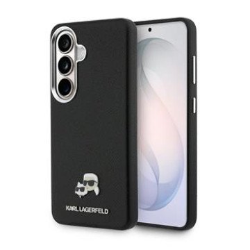 Karl Lagerfeld Grained PU Leather K&CH Heads Magnetic Case for Samsung Galaxy S26+ Black Karl Lagerfeld Grained PU Leather K&CH Heads Magnetic Case for Samsung Galaxy S26+ Black