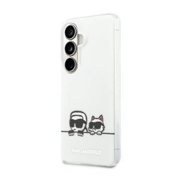 Karl Lagerfeld IML K&CH Peekaboo Logo Magnetic Case for Samsung Galaxy S26+ White