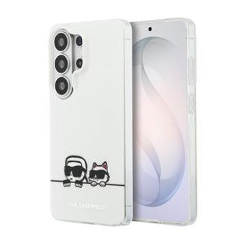 Karl Lagerfeld IML K&CH Peekaboo Logo Magnetic Case for Samsung Galaxy S26 Ultra White