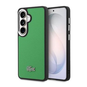 Lacoste Petit Pique Metal Logo Magnetic Case for Samsung Galaxy S26+ Estragon Green