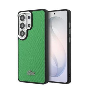 Lacoste Petit Pique Metal Logo Magnetic Case for Samsung Galaxy S26 Ultra Estragon Green