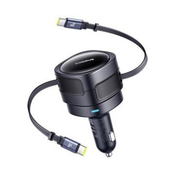 Baseus Enjoyment Max Car Charger USB-C/USB-C 60W Cosmic Black Baseus Enjoyment Max Car Charger USB-C/USB-C 60W Cosmic Black