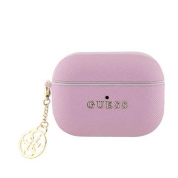 Guess Saffiano 4G Charm Case for AirPods Pro 2 Pink Guess Saffiano 4G Charm Case for AirPods Pro 2 Pink