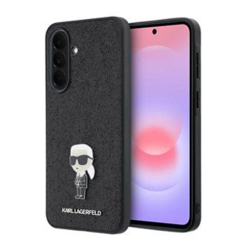 Karl Lagerfeld Fixed Glitter Metal Ikonik Case for Samsung Galaxy A37 Black Karl Lagerfeld Fixed Glitter Metal Ikonik Case for Samsung Galaxy A37 Black