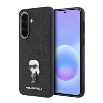 Karl Lagerfeld Fixed Glitter Metal Ikonik Case for Samsung Galaxy A57 Black Karl Lagerfeld Fixed Glitter Metal Ikonik Case for Samsung Galaxy A57 Black