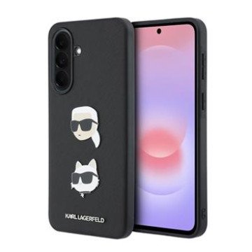 Karl Lagerfeld Liquid Silicone Metal Karl and Choupette Case for Samsung Galaxy A37 Black Karl Lagerfeld Liquid Silicone Metal Karl and Choupette Case for Samsung Galaxy A37 Black