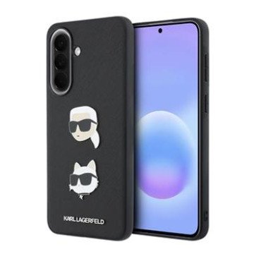 Karl Lagerfeld Liquid Silicone Metal Karl and Choupette Case for Samsung Galaxy A57 Black Karl Lagerfeld Liquid Silicone Metal Karl and Choupette Case for Samsung Galaxy A57 Black