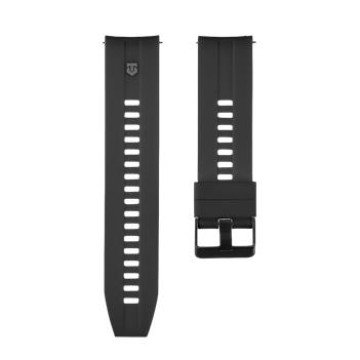 Tactical Quick Release Silicone Band 24mm Black