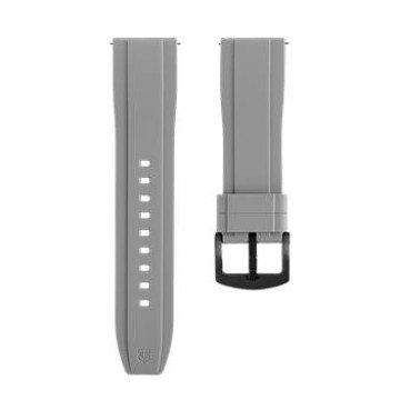 Tactical Quick Release Silicone Band 24mm Grey