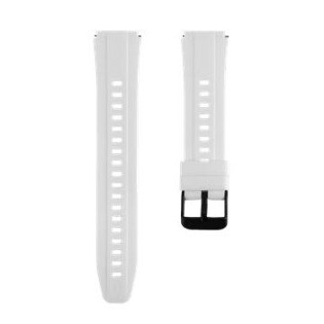 Tactical Quick Release Silicone Band 18mm White