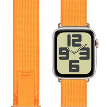 OBAL:ME Textile Strap for Apple Watch 42-49mm M-L Orange OBAL:ME Textile Strap for Apple Watch 42-49mm M-L Orange