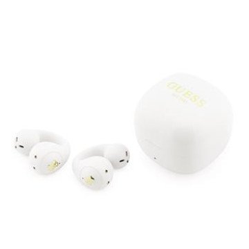 Guess Mini Classic Logo OWS Wireless Earphones White