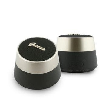 Guess Script Metal Logo Bluetooth Speaker 5W Black Guess Script Metal Logo Bluetooth Speaker 5W Black