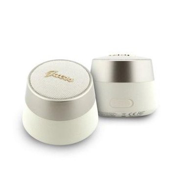 Guess Script Metal Logo Bluetooth Speaker 5W Gold Guess Script Metal Logo Bluetooth Speaker 5W Gold