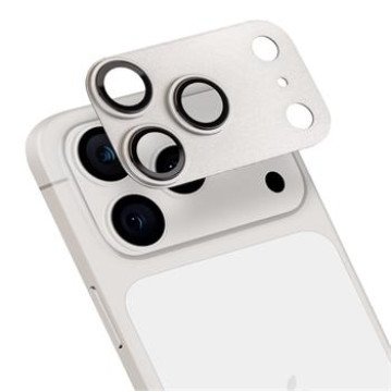 OBAL:ME Camera Island Lens Protector for Apple iPhone 17 Pro Silver OBAL:ME Camera Island Lens Protector for Apple iPhone 17 Pro Silver