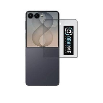 OBAL:ME Privacy 5D Glass Screen Protector for Samsung Galaxy Z Flip 8 Black