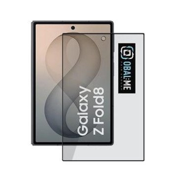 OBAL:ME Privacy 5D Glass Screen Protector for Samsung Galaxy Z Fold 8 Black