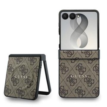 Guess PU Leather 4G Magnetic Case for Samsung Galaxy Z Flip 8 Brown Guess PU Leather 4G Magnetic Case for Samsung Galaxy Z Flip 8 Brown