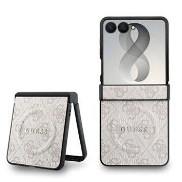 Guess PU Leather 4G Magnetic Case for Samsung Galaxy Z Flip 8 Pink Guess PU Leather 4G Magnetic Case for Samsung Galaxy Z Flip 8 Pink
