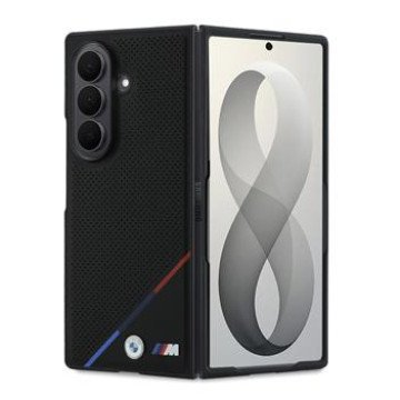 BMW M PU Perforated Tricolor Stripe Magnetic Case for Samsung Galaxy Z Fold 8 Ultra Black BMW M PU Perforated Tricolor Stripe Magnetic Case for Samsung Galaxy Z Fold 8 Ultra Black