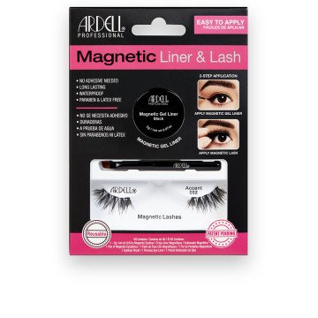 MAGNETIC LINER & LASH ACCENT pestañas #002 + gel liner 3 u MAGNETIC LINER & LASH ACCENT pestañas #002 + gel liner 3 u