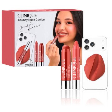 CLAUDIA ARENAS X CLINIQUE CHUBBY SET #Nude 3 pc CLAUDIA ARENAS X CLINIQUE CHUBBY SET #Nude 3 pc