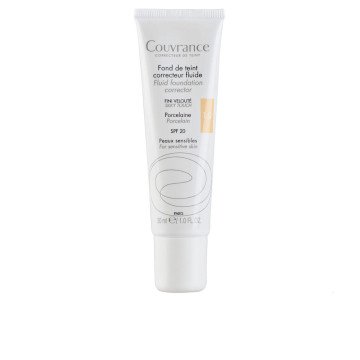 COUVRANCE fluid makeup base for sensitive skin #honey 30 ml