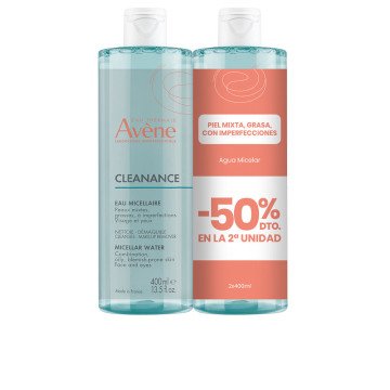 Micellar water makeup remover pack 2 x 400 ml