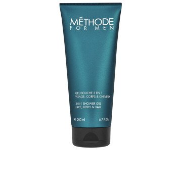 MÉTHODE FOR MEN gel douche 3 n 1 visage, corps & cheveux 200 ml MÉTHODE FOR MEN gel douche 3 n 1 visage, corps & cheveux 200 ml
