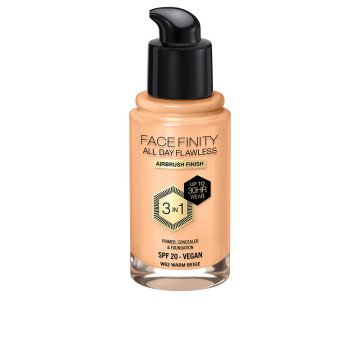 FACEFINITY ALL DAY FLAWLESS 3 IN 1 foundation #W62-warm beige 30 ml FACEFINITY ALL DAY FLAWLESS 3 IN 1 foundation #W62-warm beige 30 ml