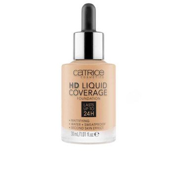 HD LIQUID COVERAGE FOUNDATION lasts up to 24h #032-Nude Beige 30 ml HD LIQUID COVERAGE FOUNDATION lasts up to 24h #032-Nude Beige 30 ml