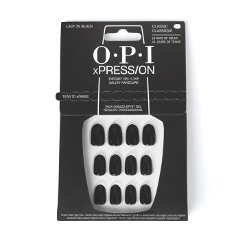 OPI xPRESS/ON Artificial Nails Iconic Shades #Lady in Black 30 u OPI xPRESS/ON Artificial Nails Iconic Shades #Lady in Black 30 u