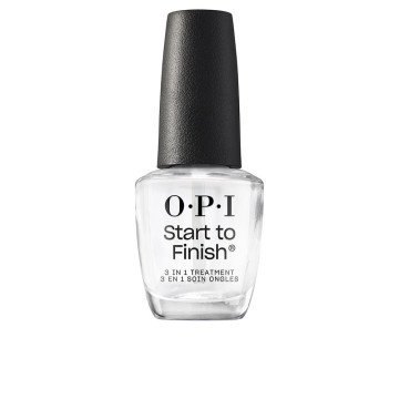 START TO FINISH 3 in 1 Nail Treatment, Base, Top Coat and Strengthener 15 ml