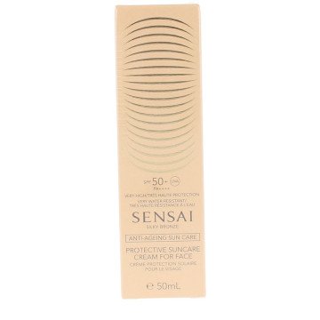 SILKY BRONZE protective suncare cream for face SPF50+ 50 ml