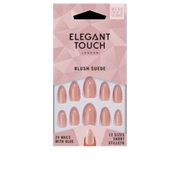CORE COLOUR nails with glue short stiletto #blush suede 24 u CORE COLOUR nails with glue short stiletto #blush suede 24 u